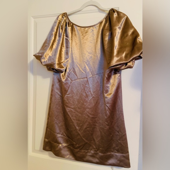 Gold Vintage Chaudry Dress Size Small - Picture 2 of 6